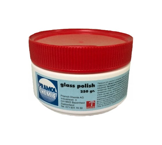 Изображение товара Очиститель и полироль GLASS POLISH (250 г) для матированного стекла Pramol 1999.995