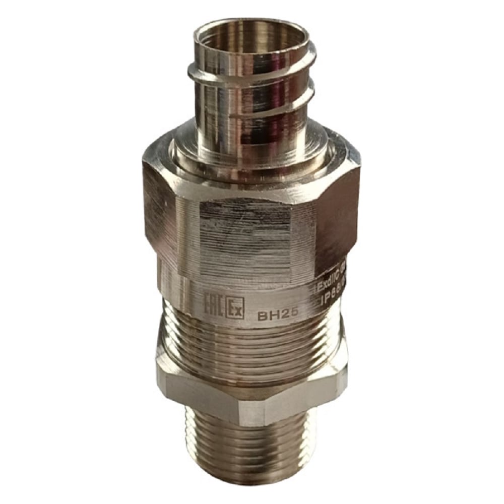 Изображение товара Металлический взрывозащищённый кабельный ввод Магнито-контакт Ex ВН25Мр20