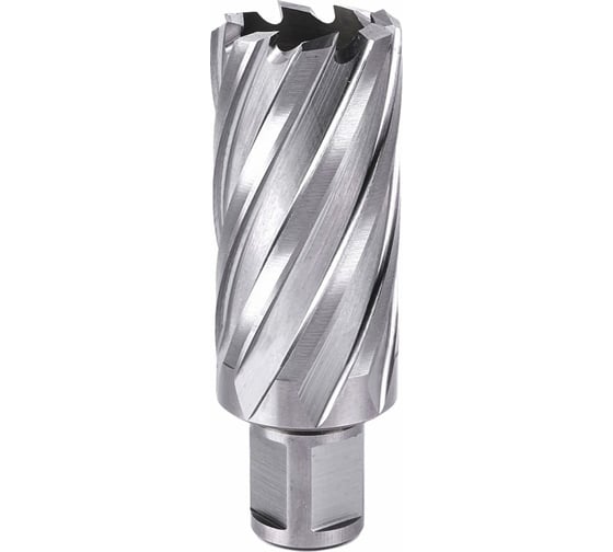 Изображение товара Корончатое сверло №117 24х30/63 мм, HSS M2, WELDON 19 Профоснастка 40102017