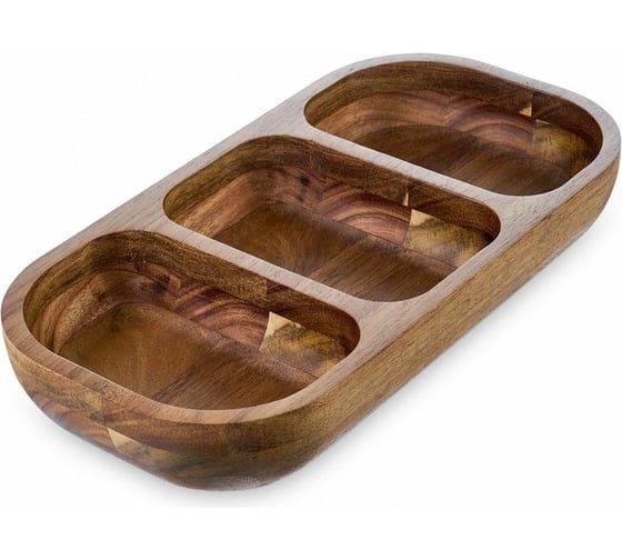 Изображение товара Блюдо Walmer ORGANIC овальное, 3 отделения, 31x16 см W37000934