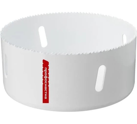 Изображение товара Коронка биметаллическая мелкий зуб (102 мм, 38 мм, HSSE, М42) №389 Профоснастка 80102089