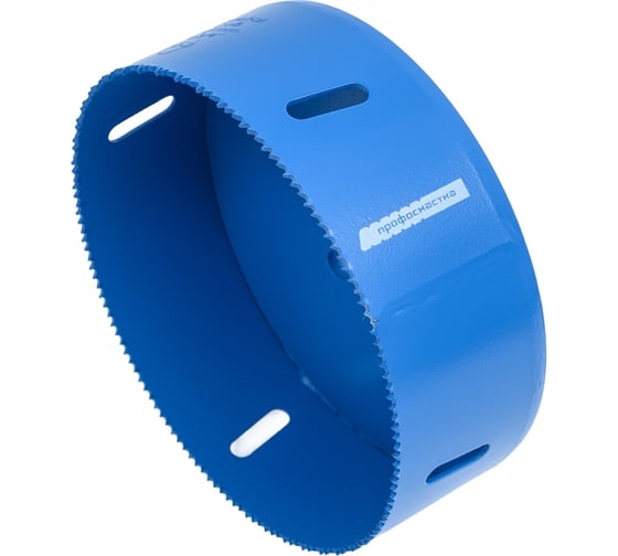 Изображение товара Коронка биметаллическая мелкий зуб (121 мм, 38 мм, HSSE, М42) №408 Профоснастка 80102108