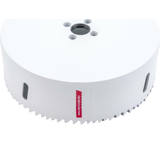 Изображение товара Коронка биметаллическая крупный зуб (133 мм, 38 мм, HSSE, М42) №120 Профоснастка 80101120