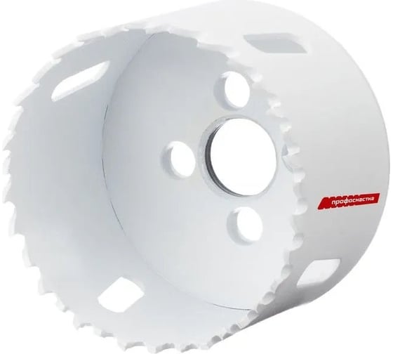 Изображение товара Коронка биметаллическая крупный зуб (73 мм, 38 мм, HSSE, М42) №060 Профоснастка 80101060