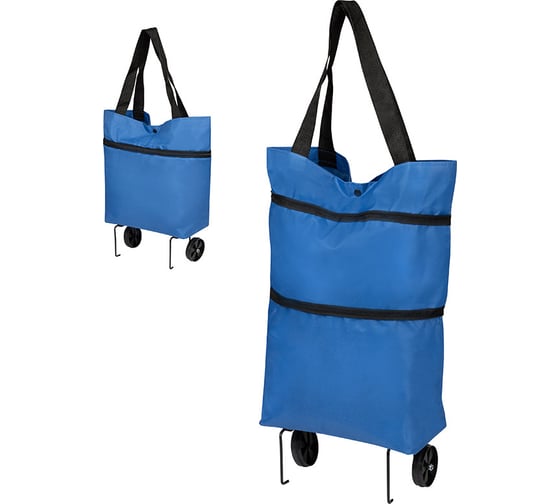Изображение товара Складная сумка-тележка Рыжий кот ATB-02 море, 39(53)х39x13 см 104584