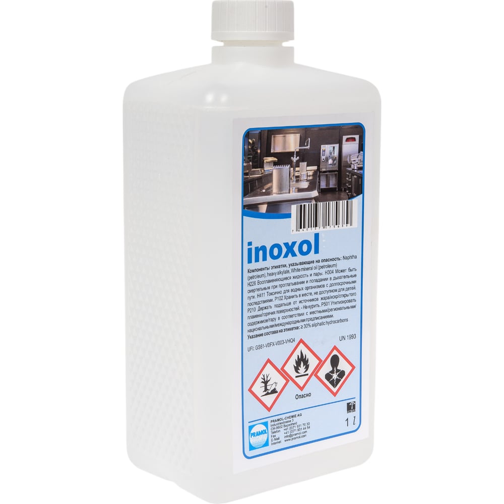Изображение товара Очиститель для металлической поверхности INOXOL 1 л от Pramol