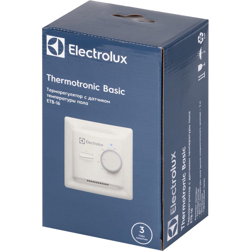 Изображение товара Терморегулятор Electrolux ETB-16 НС для автоматического управления отоплением