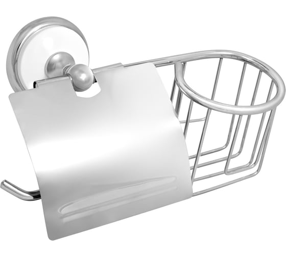 Изображение товара Бумагодержатель и держатель дезодоранта Solinne Коллекция Blanco B-51115, хром-белый 2512.029