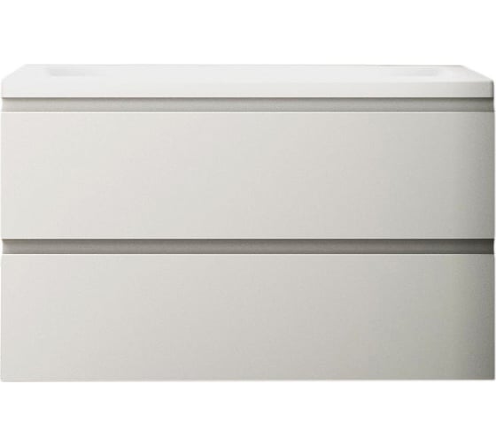 Изображение товара Подвесная база под раковину Art&Max BIANCHI с двумя выкатными ящиками, белый матовый AM-Bianchi-900-2C-SO-BM