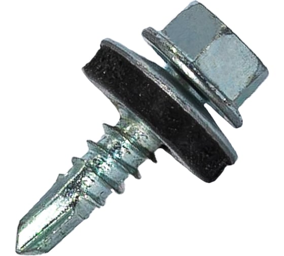 Изображение товара Саморез кровельный по металлу HARDWEX ТМ HWX7-W-P9-5.5x19 мм, св.№3, цинк, 250 шт. 5190000023484