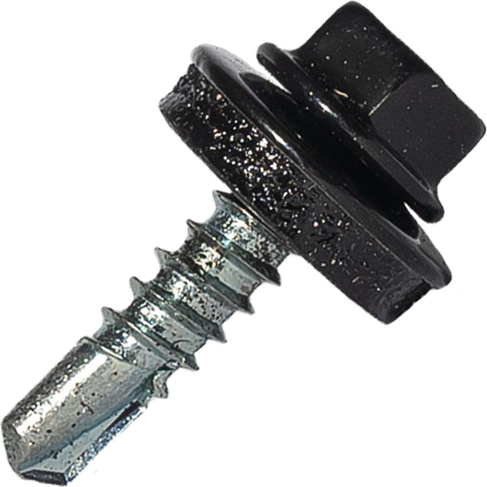 Изображение товара Саморез кровельный по металлу HARDWEX HWX7-W-P9 5.5x19 мм 250 шт черный