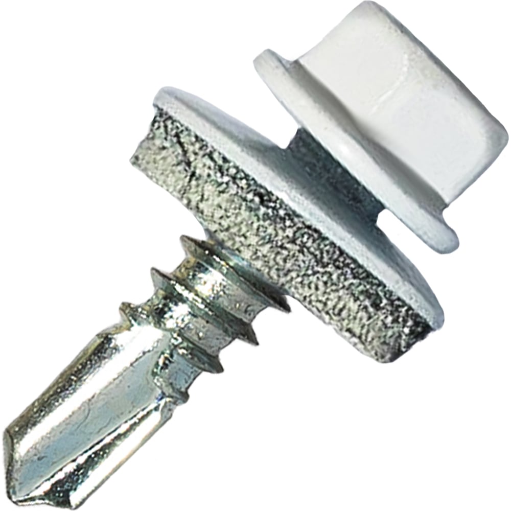 Изображение товара Саморез кровельный по металлу HWX7-W-P9 5.5x19 мм RAL 9016, 250 шт