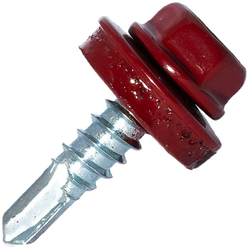 Изображение товара Саморез кровельный по металлу HARDWEX HWX7-W-P9-5.5x25 мм, 250 шт красный RAL 3011