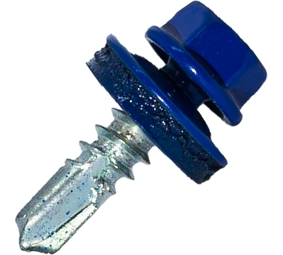 Изображение товара Саморез кровельный по металлу HARDWEX ТМ HWX7-W-P9-5.5x19 мм, св.№3, RAL 5002, 250 шт. 5190000023590