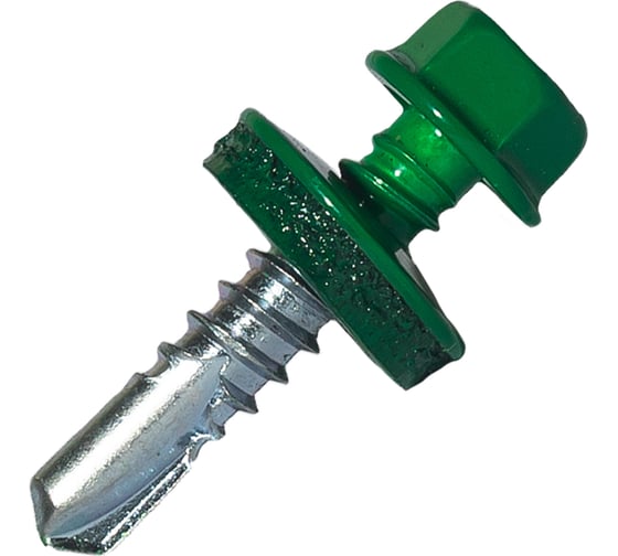 Изображение товара Саморез кровельный по металлу HARDWEX ТМ HWX7-W-P9-5.5x25 мм, св.№3), RAL 6029, 250 шт. 5190000023941