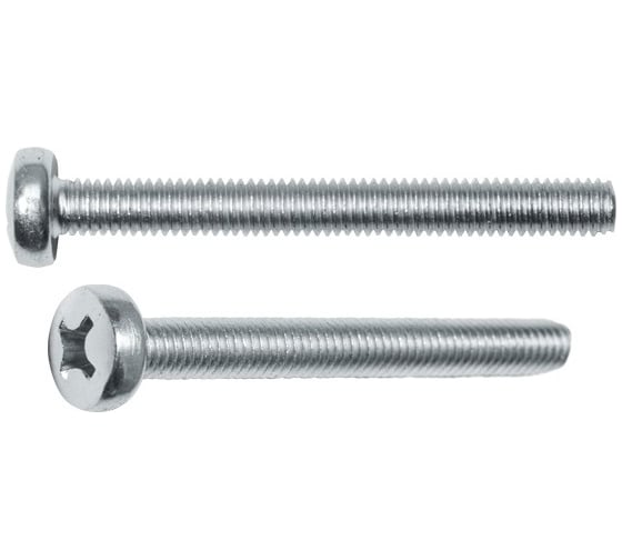 Изображение товара Винт STARFIX М3x10 мм, полусферическая головка, цинк, 5.8, DIN 7985, 50 шт. в зип-локе SMZ1-51172-50