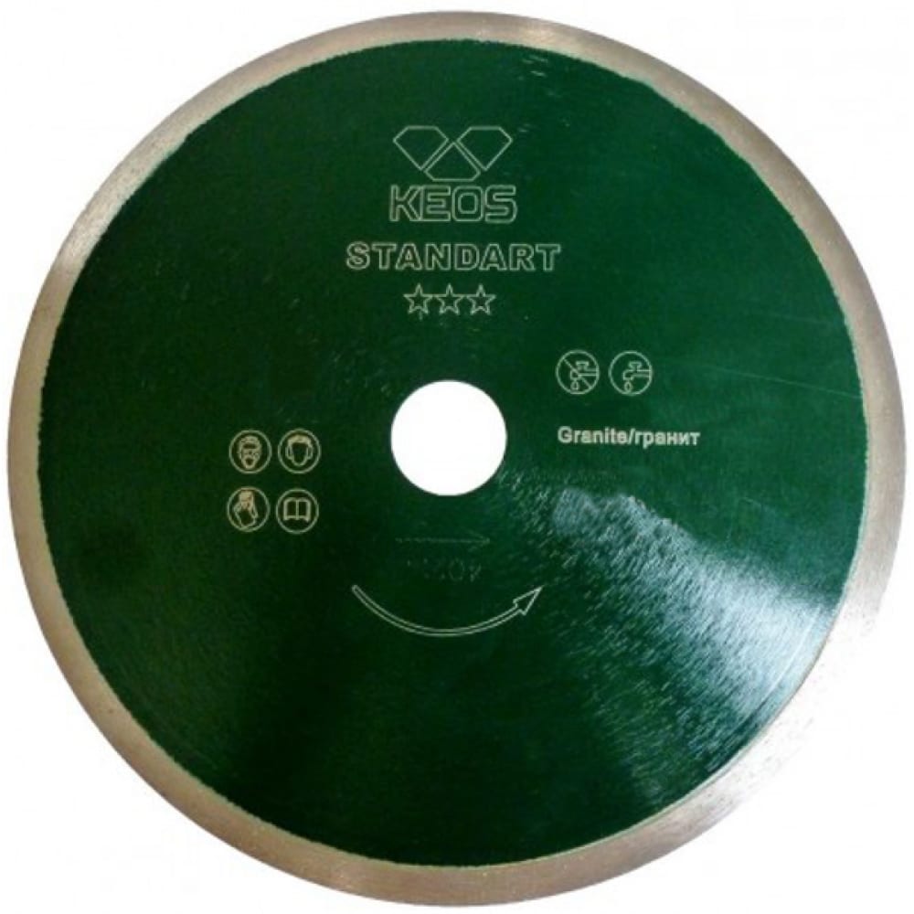 фото Алмазный диск по керамограниту для плиткорезов keos