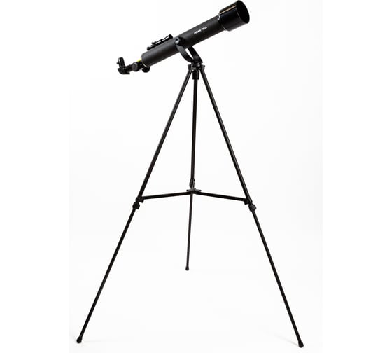 Изображение товара Телескоп Praktica Junior 50/600AZ, линза Барлоу, лунный фильтр, стальная тренога, черный 91150600