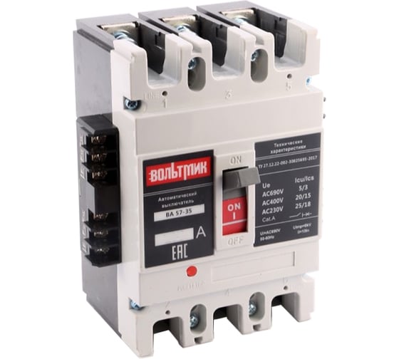 Изображение товара Автоматический выключатель ВТМ (S) ВА 57-35 344515 200А 2000 ВТМ00041811