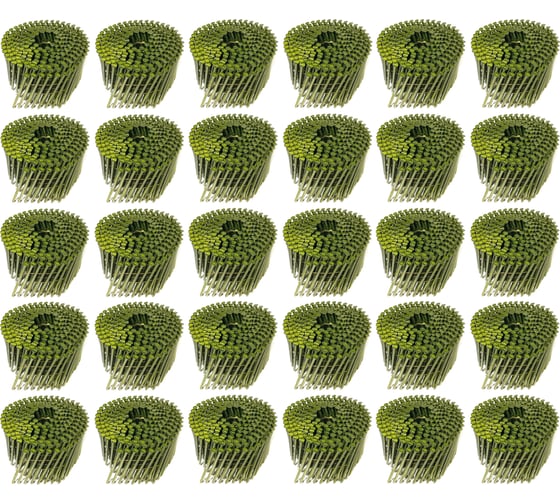 Изображение товара Барабанные гвозди Кордленд 9000 шт. (30 кассет по 300 шт.) Ø 2,5 мм, длина 50 мм, Ø шляпки 6,5 мм, гладкие GVB-00006.30