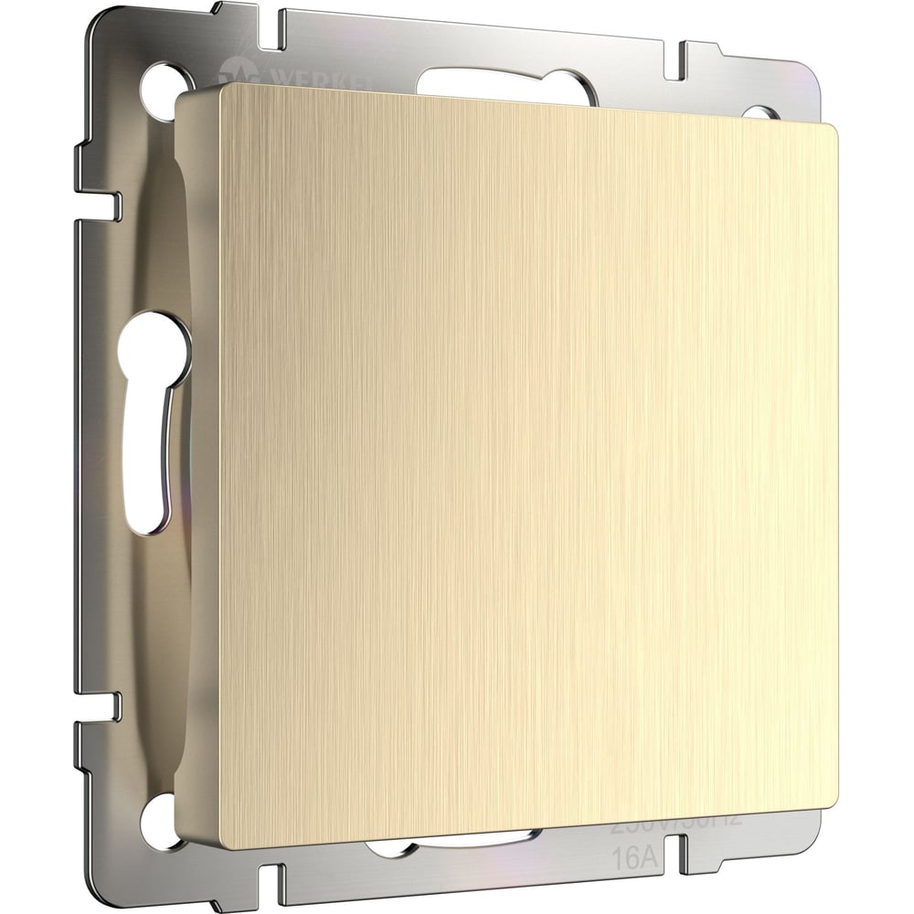 Изображение товара Заглушка WERKEL шамань рифленый цена 590 рублей встраиваемая IP20