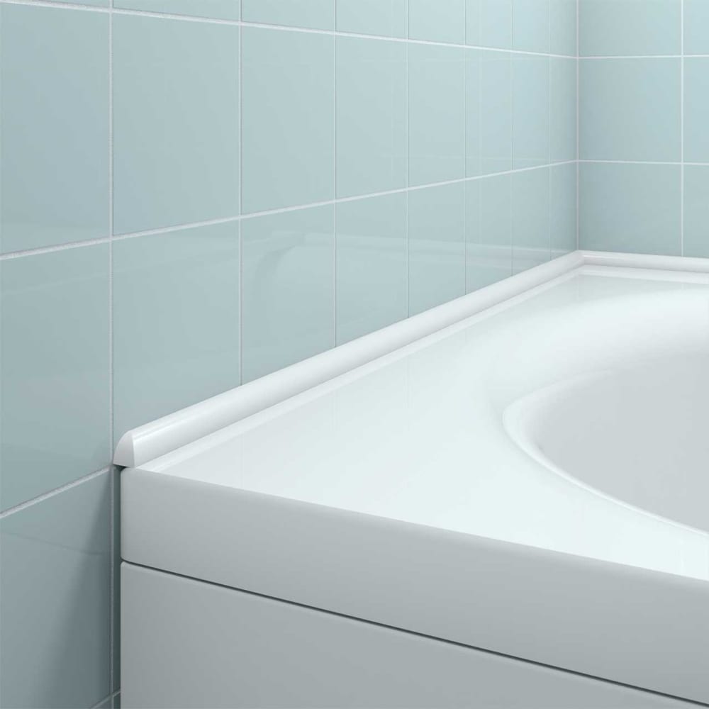 Акриловый плинтус-бордюр для ванной BNV бордюр saloni civis beige zocalo 23x31 см
