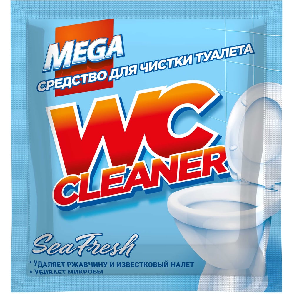 Изображение товара Порошок для чистки туалета Мега MEGA 130 г для эффективной очистки