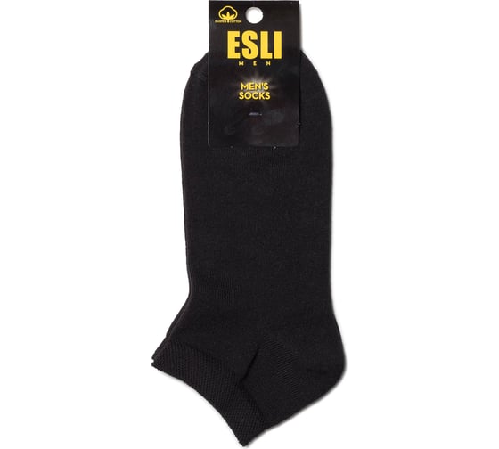 Изображение товара Мужские короткие носки ESLI 19С-146СПЕ, р.29, 000 черный 1001331000050012000
