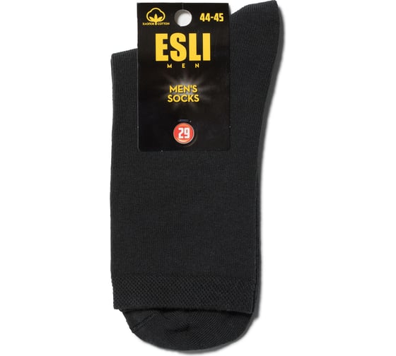 Изображение товара Мужские носки ESLI 19С-145СПЕ, р.29, 000 черный 1001331020050012000