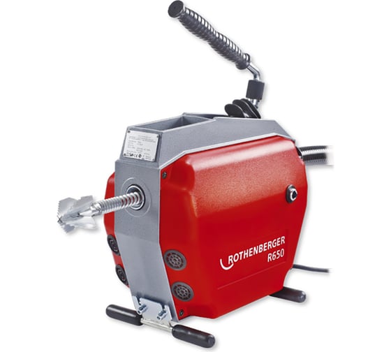 Изображение товара Переносная электрическая машина для чистки труб 800Вт Rothenberger R650 72680