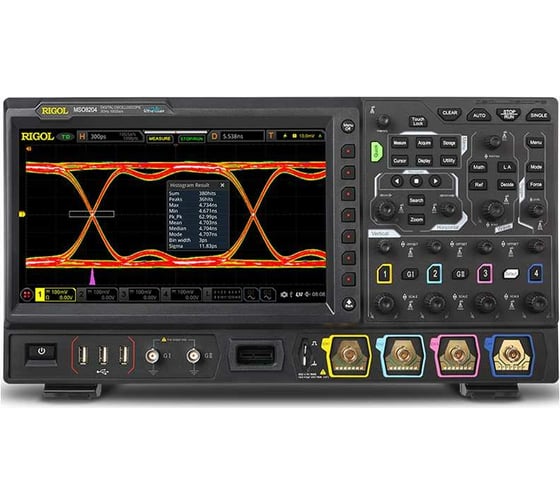 Изображение товара Цифровой осциллограф Rigol MSO8104, 1 ГГц, 4 аналоговых канала, 16 цифровых каналов MSO8104-BND