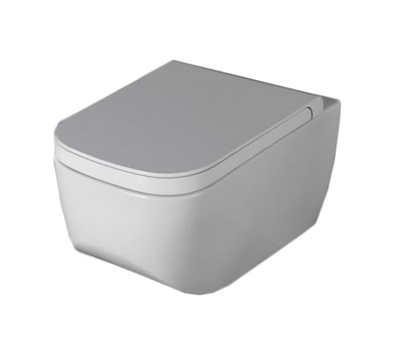 Изображение товара Подвесной унитаз HATRIA NEXT безободковый (RIMLESS) цвет 25 белый матовый A0Y1F125
