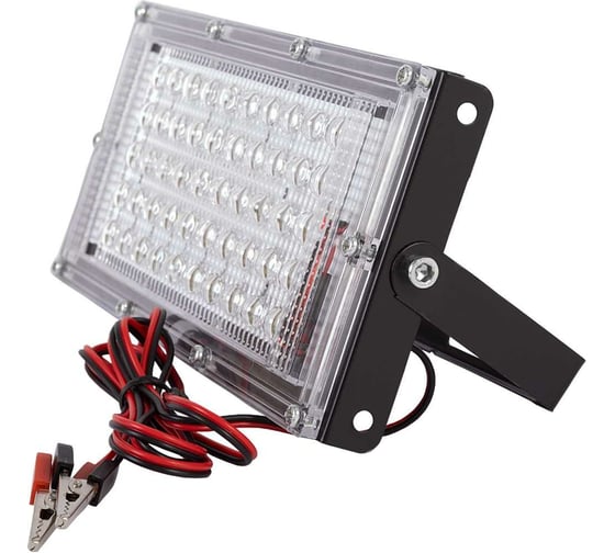 Изображение товара Светодиодный низковольтный прожектор GLANZEN с зажимами "крокодил" FAD-0030-10-12V КА-00008302