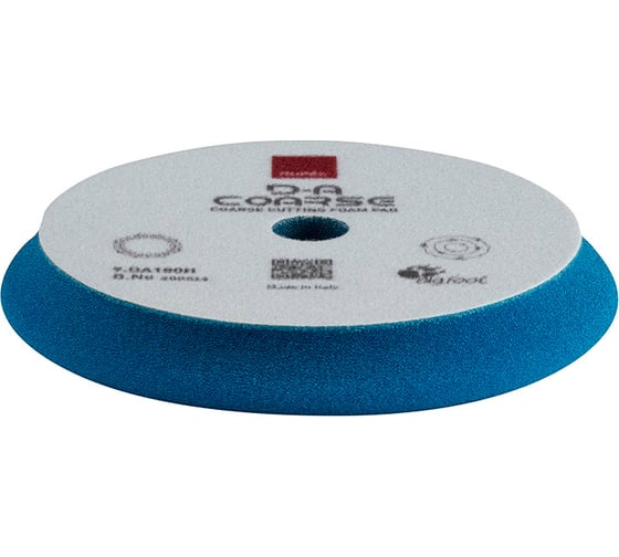 Изображение товара Круг полировальный поролоновый RUPES жесткий (синий) 150/180 мм 9.DA180H В0000000190366