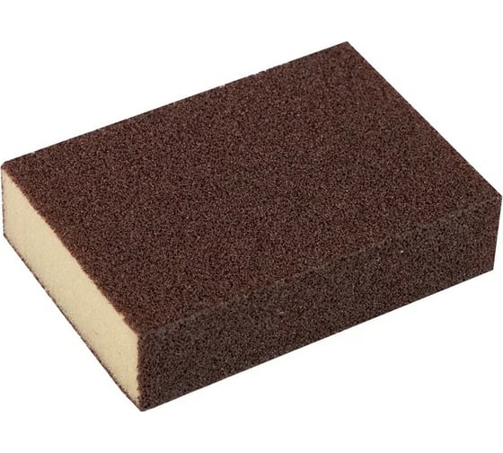 Изображение товара Кухонная губка Рыжий кот Карборундовая для сильных загрязнений, 9x6х2.5 см 104452