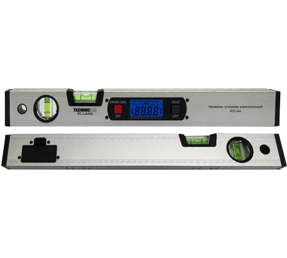 Изображение товара Электронный уровень-угломер TECHNICOM с магнитом, ЖК дисплей, 415 мм, 0-360° TC-LA415