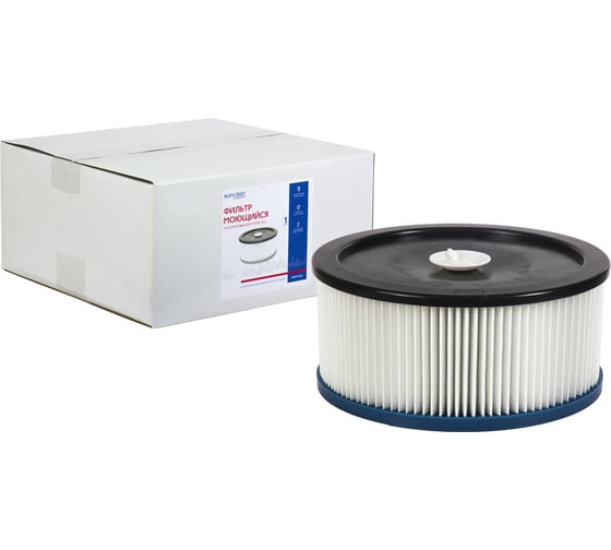 Изображение товара Фильтр складчатый для пылесосов Интерскол ПУ-20/1000, ПУ-32/1000, ПУ-45/1400 EURO Clean EUR INSM PU 20