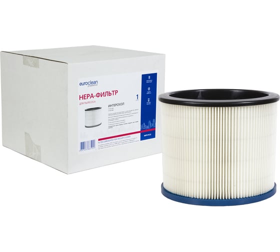 Изображение товара Фильтр складчатый из целлюлозы для пылесосов Интерскол ПУ-32/1200; ПУ-45/1400 EURO Clean EUR INPM PU 32