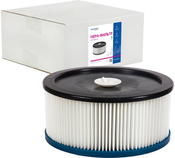 Изображение товара Фильтр складчатый из целлюлозы для пылесосов Kress 1200 NTS 20 EA; 1200 RS 32 EA; 1400 RS EA Set EURO Clean EUR KSPM 1200 NTS 20