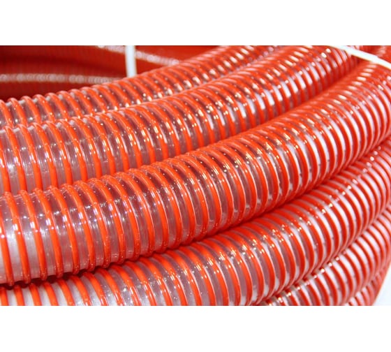 Изображение товара Шланг напорно-всасывающий, морозостойкий ПВХ НОВЭМ Снегирь 7атм 50мм 20м