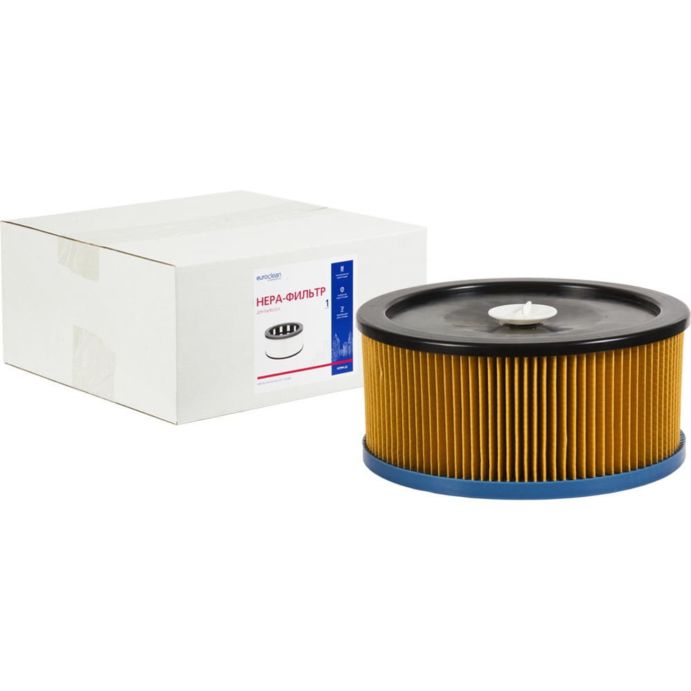 Складчатый фильтр для пылесосов Metabo AS 20 Л / ASA 32 L / AS 1200 / ASA 1201 / ASA 1202 EURO Clean мембранный матерчатый фильтр для пылесосов euro clean