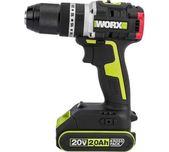 Изображение товара Аккумуляторная ударная дрель-шуруповерт WORX Professional WU369