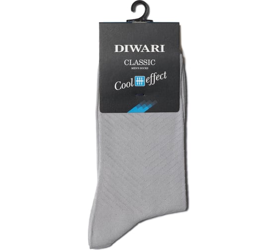 Изображение товара Мужские носки DIWARI CLASSIC COOL EFFECT 7С-23СП, р.27, 010 серый 1001330220030016010