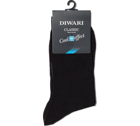 Изображение товара Мужские носки DIWARI CLASSIC COOL EFFECT 7С-23СП, р.29, 010 черный 1001330220050012010