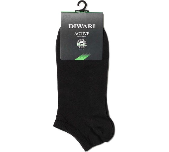 Изображение товара Мужские ультракороткие носки DIWARI ACTIVE 15С-74СП, р.25, 000 черный 1001330060020012000