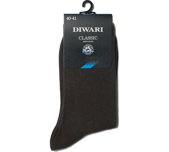 Изображение товара Мужские носки DIWARI CLASSIC 5С-08СП, р.25, 000 темно-серый 1001330180020017000