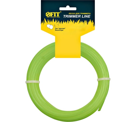Изображение товара Леска (2.0 мм; 15 м; круглая) для триммеров FIT 77939
