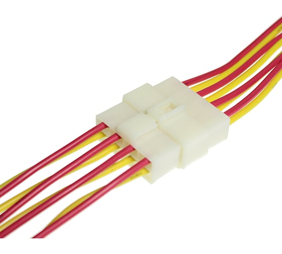 Изображение товара Соединительная колодка Nord-Yada 8 контактов 6,3 мм (м+п) с проводами 904356