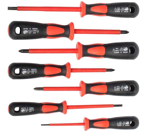 Изображение товара Набор диэлектрических отверток КВТ НИО-5507 61940