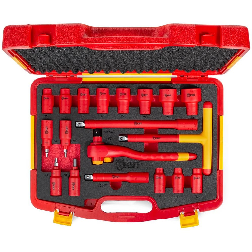 Изображение товара Набор изолированного инструмента КВТ НИИ-05 60468 20 шт кейс диэлектрический